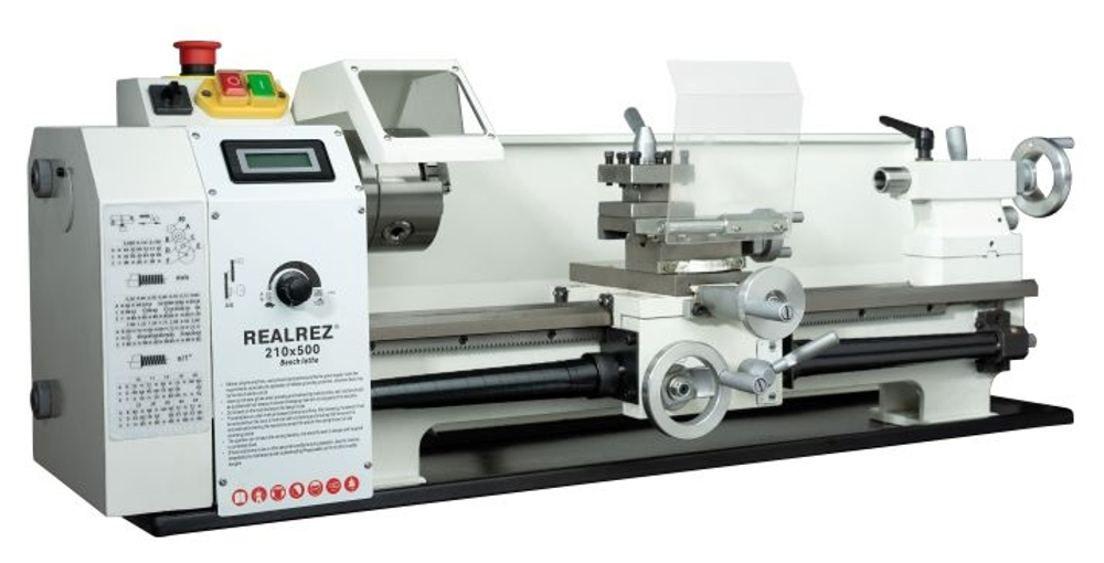 Токарно-винторезный станок REALREZ 210X500 220V (БЕЗ СТОЛА)