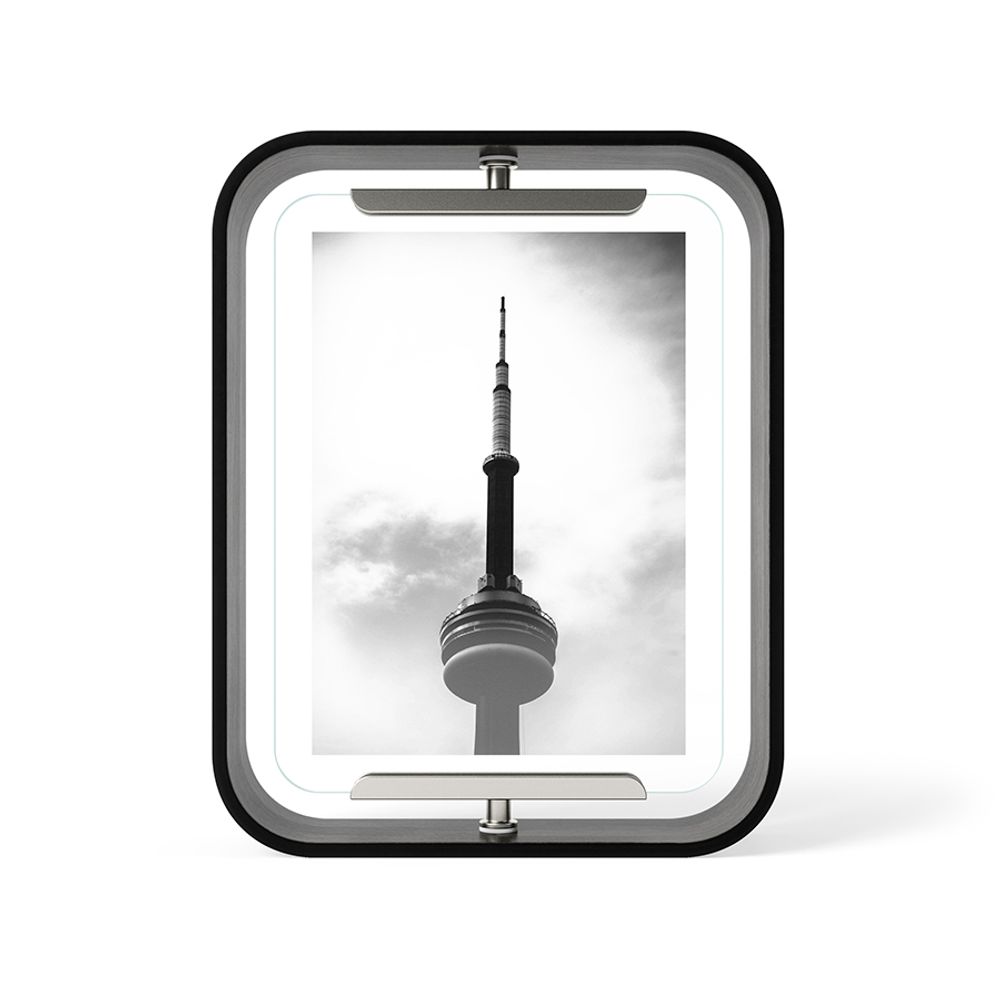 Фоторамка двухсторонняя Bellwood, 19х24 см, черная