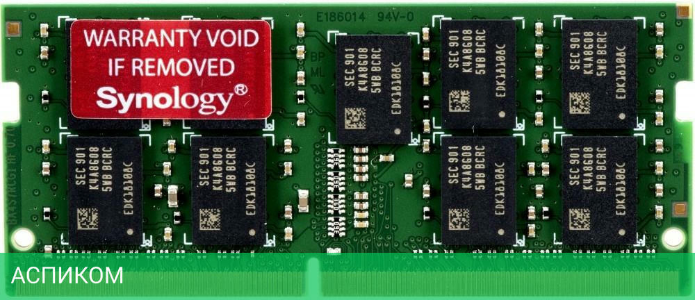 Оперативная память Synology DDR4 16GB SO (D4ECSO-2666-16G)