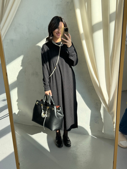 Платье «Косы» черное