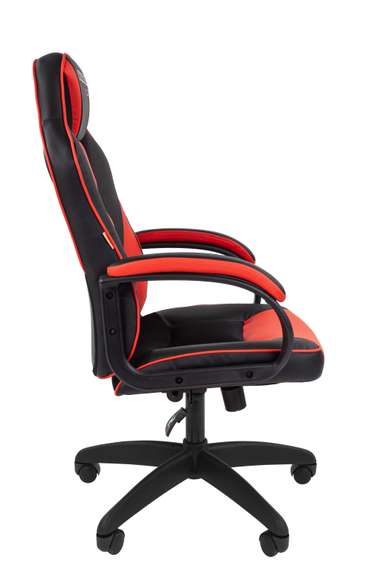 Офисное кресло Chairman   game 17 Россия экопремиум черный/красный