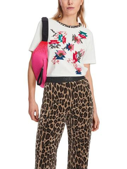 Marc Cain Футболка с абстрактным принтом