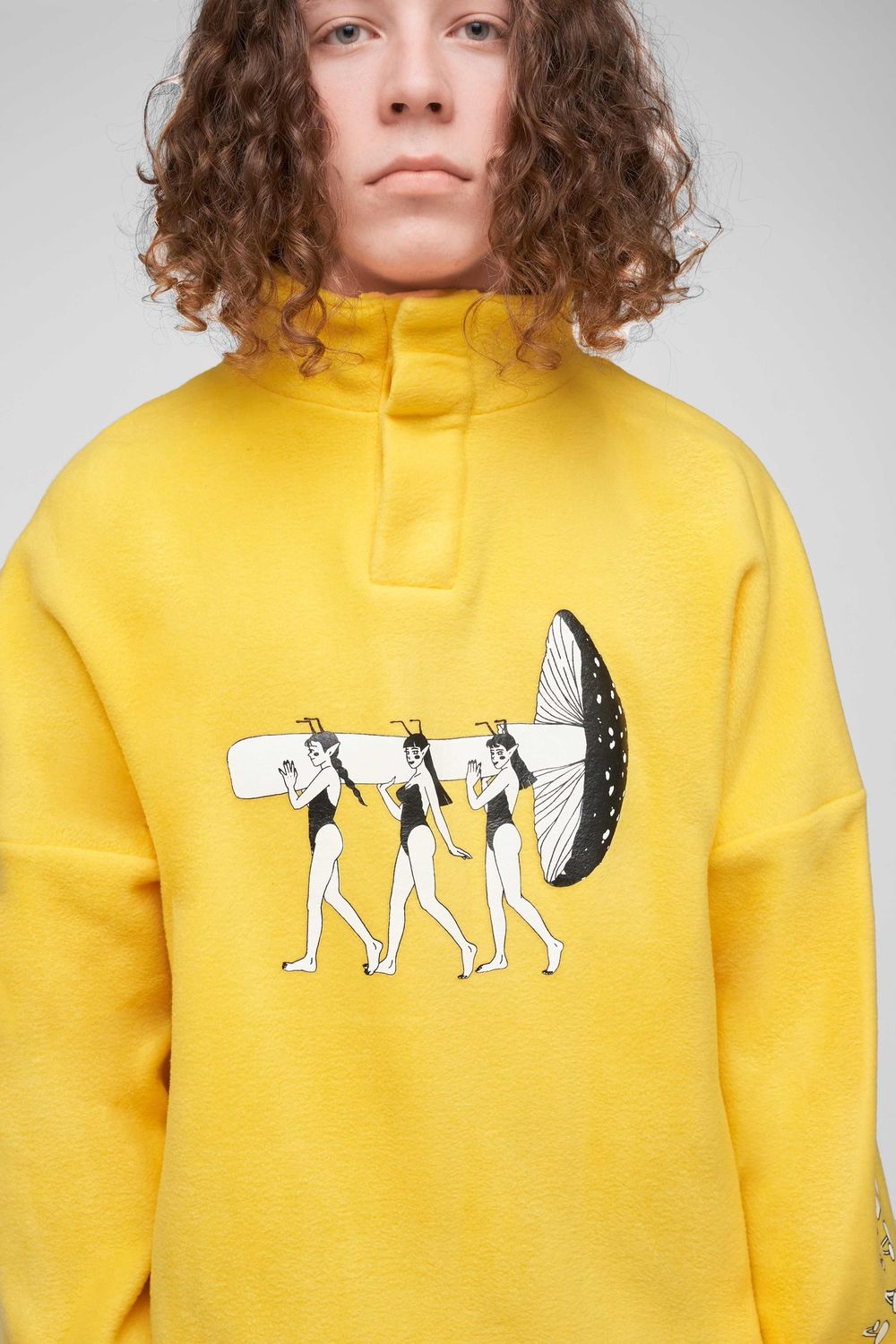 Купить Толстовка флисовая Camp2 Желтая Толстовка флисовая Camp2 Желтая