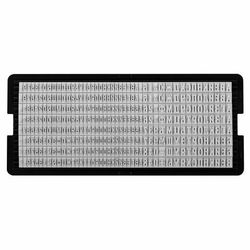 Кассы символов для наборных печатей и штампов