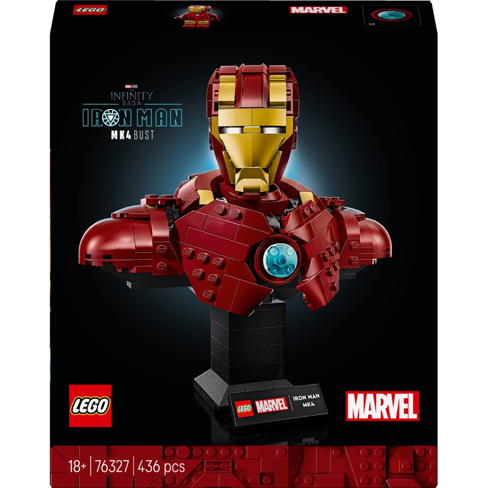 LEGO Marvel - Бюст Железного Человека MK4 76327