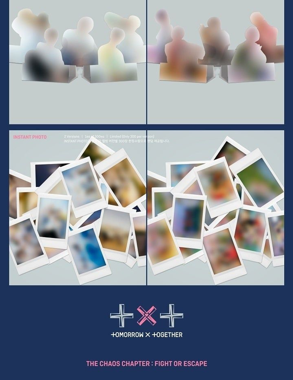 Альбом TXT - The Chaos Chapter: FIGHT OR ESCAPE 2nd Album Repackage 2 Version SET