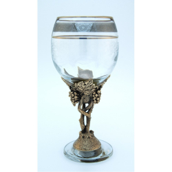 Набор бокалов 2шт. для вина Гроздь винограда в синей коробке