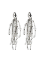 Серьги "Bunch shine" с горным хрусталём Silver