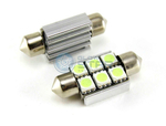 Светодиодная лампа C5W 36мм-6 CANBUS SMD5050 c обманкой