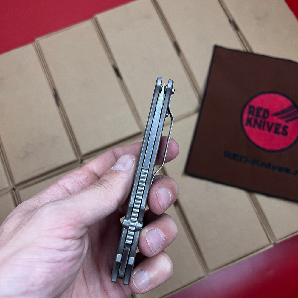 Нож Demko Knives AD-20 Ti DP А +++ - рукоять гладкий AD-20TIDPГ