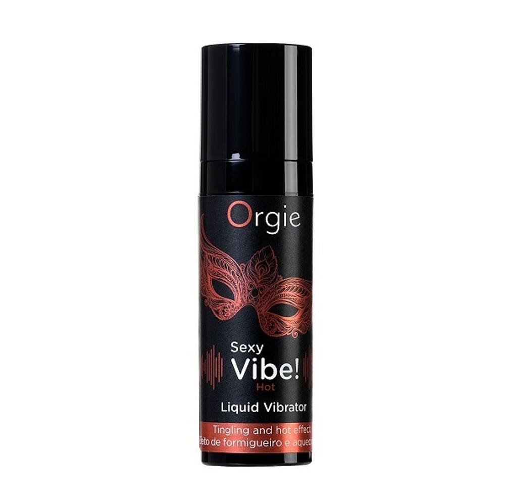 Разогревающий гель для массажа с эффектом вибрации Orgie Sexy Vibe Hot