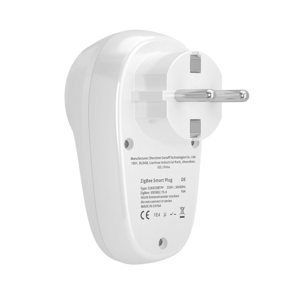 Умная Zigbee розетка Sonoff S26R2ZB, 16А/4000Вт (Работает с Яндекс Алисой)