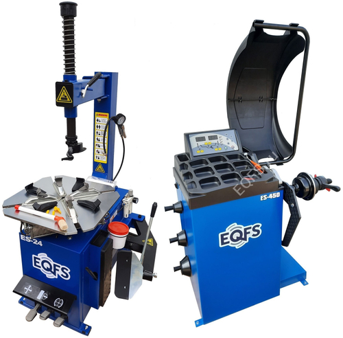 Комплект ES-24 Станок шиномонтажный 11-24" + ES-450 Балансировочный стенд для легковых авто