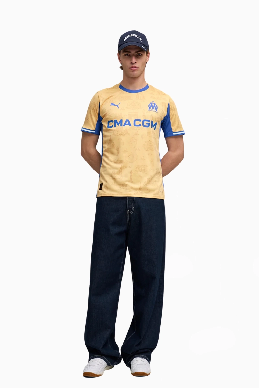 Футболка Puma Olympique de Marseille 25/26 Special Edition - бежевый