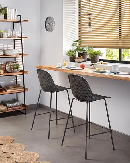 Барный стул Quinby серый