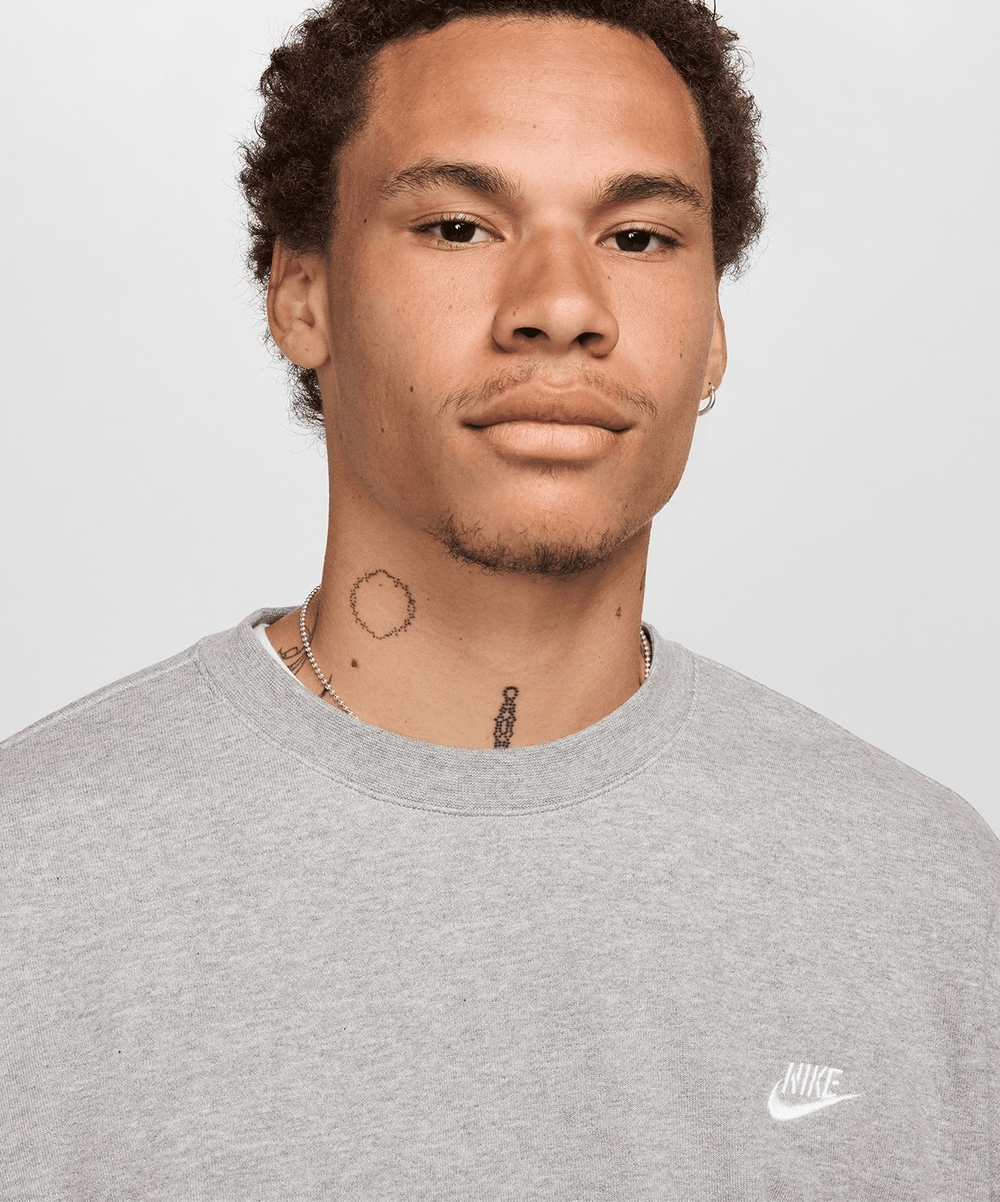 Толстовка мужская NIKE M NK CLUB FT OVERSIZED CREW