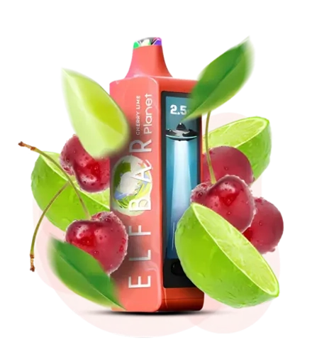 Elf Bar Planet 25000 - Cherry Lime (5% nic)