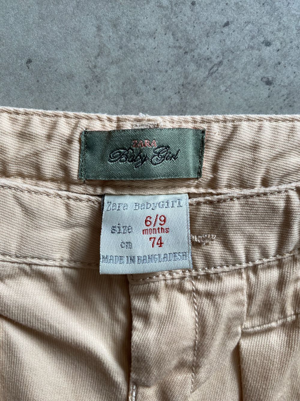 Хлопковые брюки Zara, 74