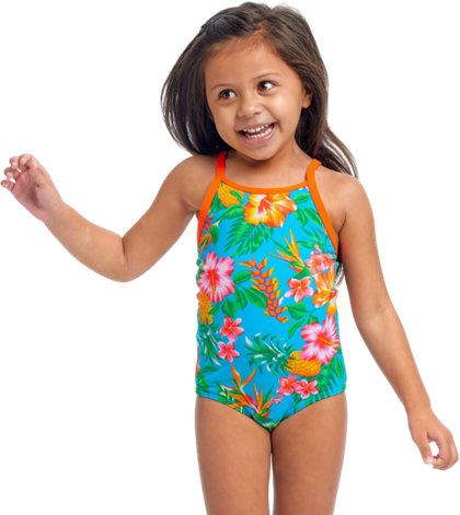 Купальник FUNKITA Toddler Girl's Blue Hawaii