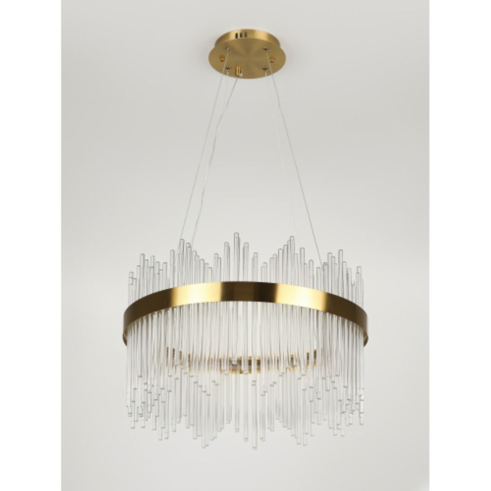 Люстра Rivoli Gwen 6192-201 подвесная светодиодная LED 3000-6300К 112 Вт с пультом | Rivoli