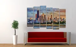 Модульная картина "Городской пейзаж"
