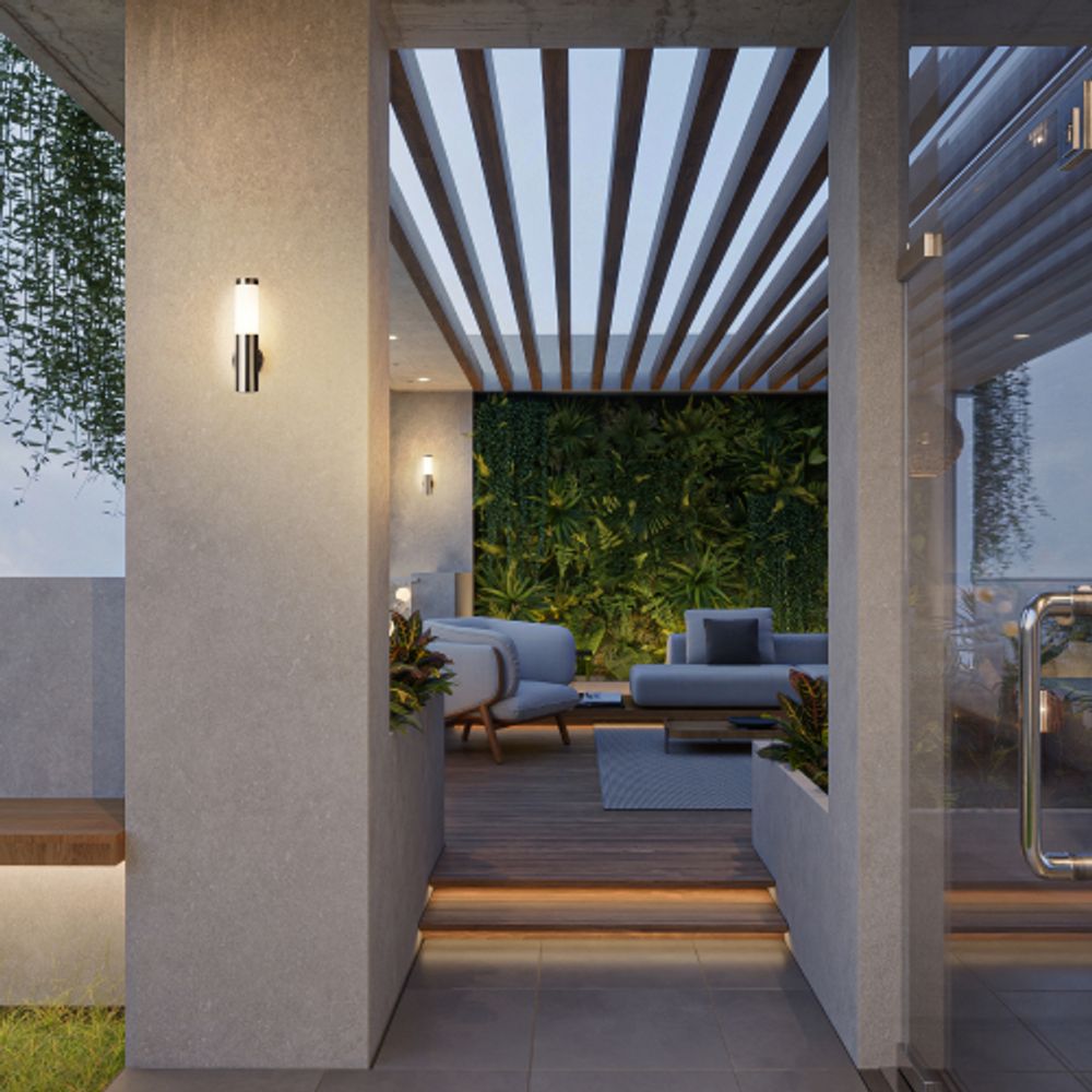 Светильник декоративный настенный ЭРА WL17 под лампу E27 IP44 хром/белый | Настенная подсветка