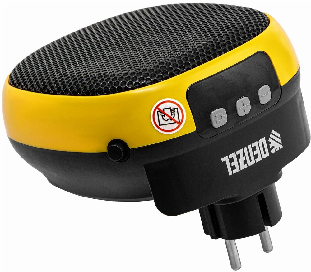 Портативный керамический тепловентилятор Denzel dtfc-700, 3 режима, вентилятор, нагрев 700 вт 96407