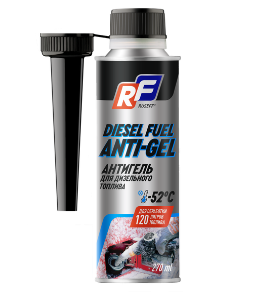 Антигель диз. топлива Ruseff на 120л  (270мл)