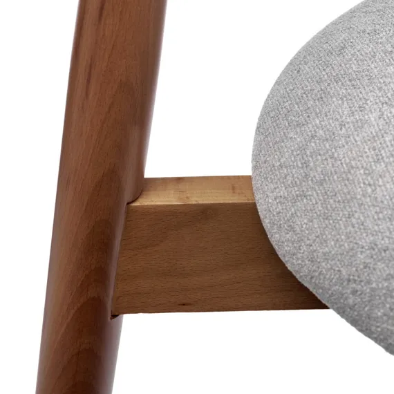 Стул Mod, орех, серый