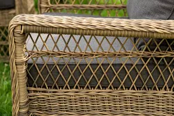 "Гранд Латте" лаунж-зона из искусственного ротанга, цвет соломенный