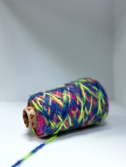 Пряжа для вязания DAMA теплая пушистая аркобалено