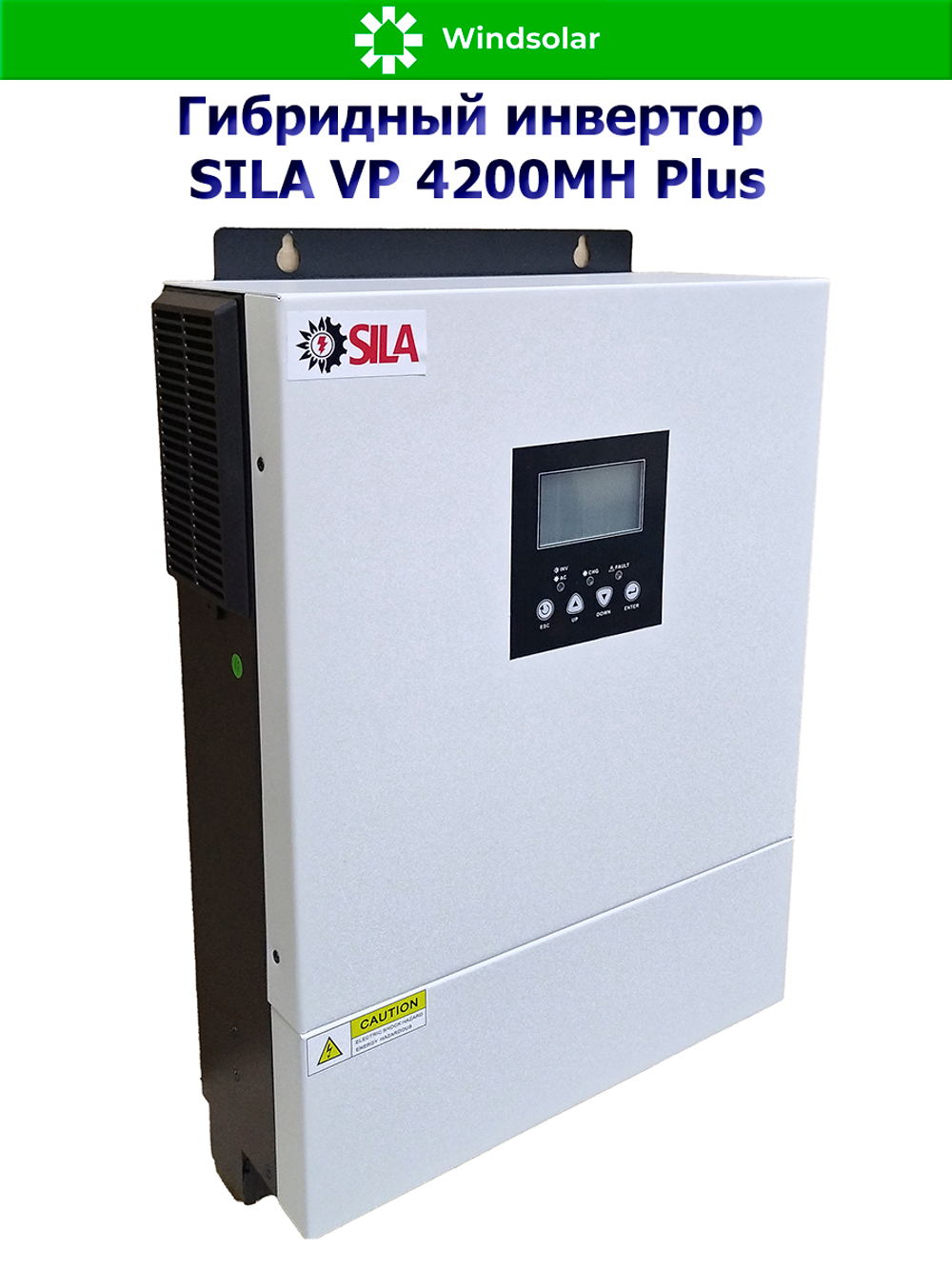 Гибридный инвертор SILA VP 4200MH Plus (4200W / 24V / PV 5kW 30-400V / MPPT 13A / WiFi )
