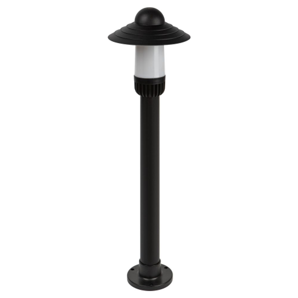 Садово-парковый светильник ЭРА «Поллар» НТУ 01-60-009 напольный черный IP54 Е27 max60Вт h860мм
