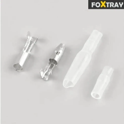 Клеммы для проводов круглые пули обжимные медные 25 шт.