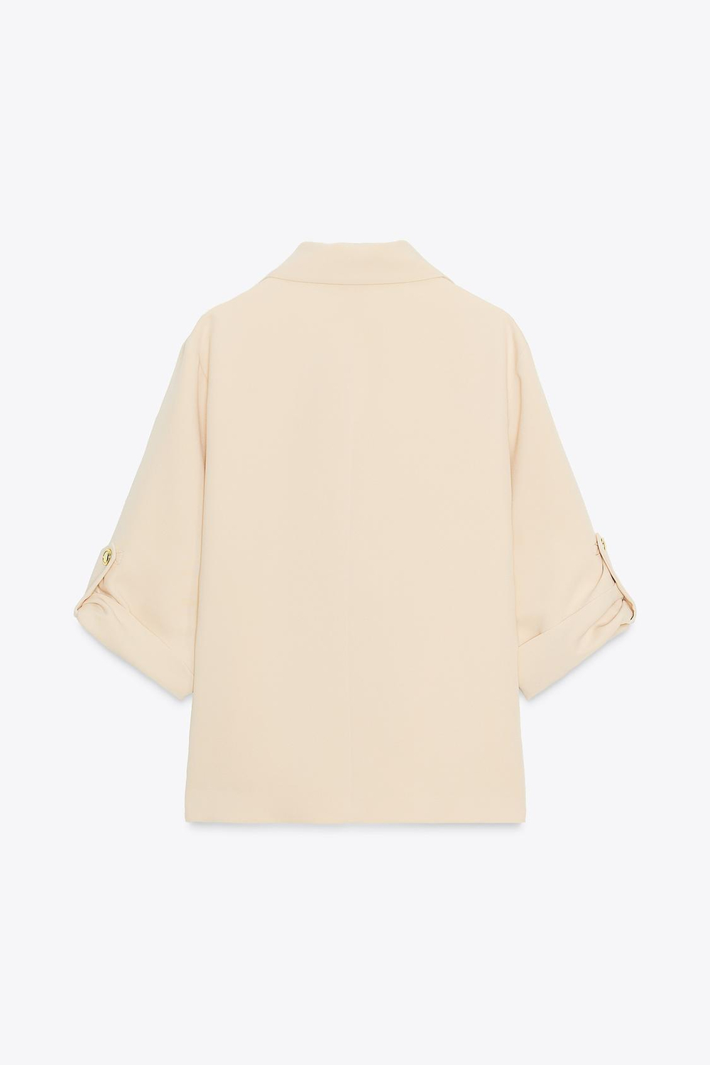 ZARA ДВУБОРТНЫЙ БЛЕЙЗЕР, ПЕСОЧНЫЙ