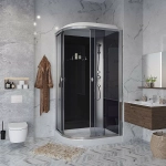 Душевая кабина Niagara Eco E120/80/13/TN 120х80 стекло тонированное/профиль хром