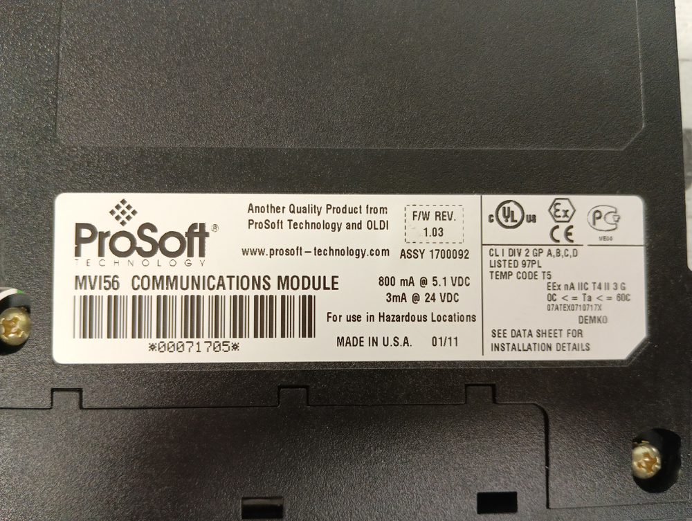 ProSoft MVI56-ADM б/у