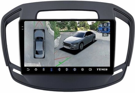 Магнитола для Opel Insignia 2013-2015 - Teyes CC3-2K-360 на Android 10, 2K QLED, 6Гб+128Гб, CarPlay, 4G SIM-слот, 4 камеры в комплекте
