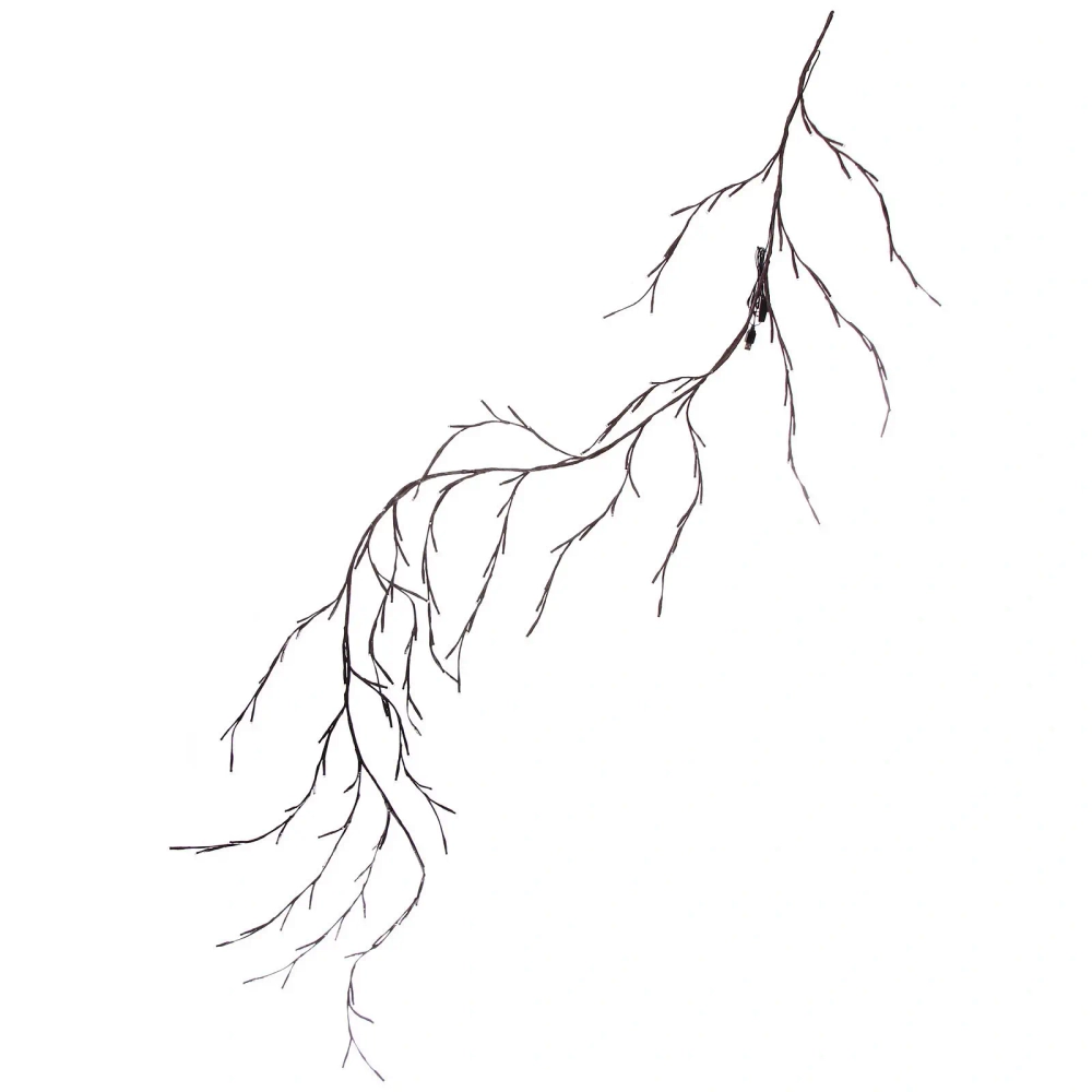 Гирлянда для дома «Ветка» 2,3 м, 144 лампы LED, коричн.провод, пост.свечение, USB, IP-20, Теплый белый