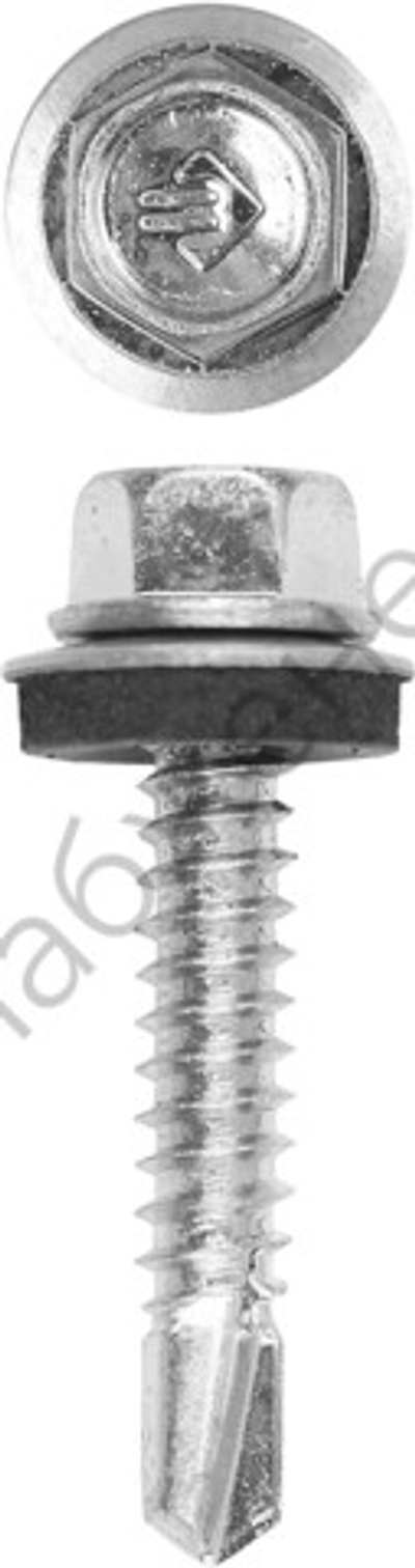 ЗУБР СКМ 19 х 6.3 мм, кровельный саморез, цинк, 2000 шт (4-300310-63-019)