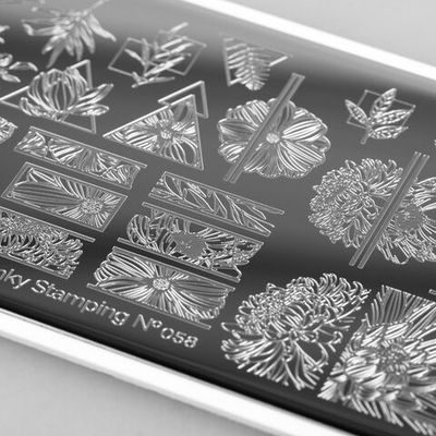 Swanky Stamping Пластина для стемпинга 058