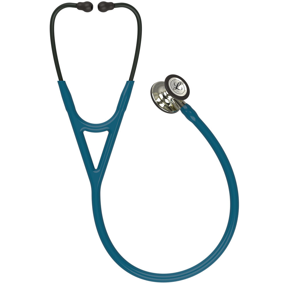 Стетоскоп Littmann Cardiology IV, морская волна, акустическая головка цвета шампанское (6190)