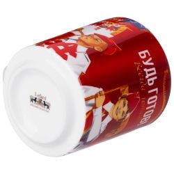 КРУЖКА LEFARD "БУДЬ ГОТОВ" 430 МЛ (КОР=48ШТ.)