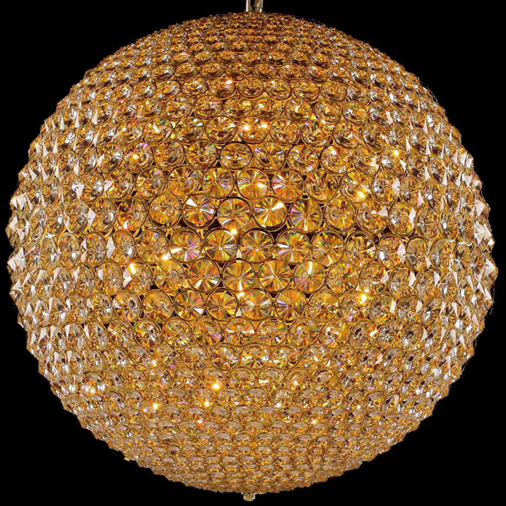 Люстра MD103204-9A gold/amber