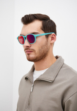 Спортивные очки HILX Orion / Matt Solid Blue / Red Polarized Lens