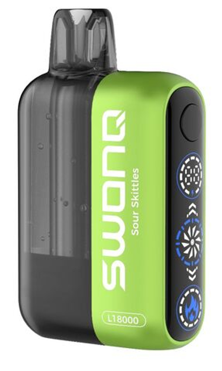 SWONQ L18000 Sour skittles - Кислый скитлз 18000 затяжек 20мг (2%)