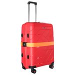 Чемодан 463 / С ремнем / Полипропилен