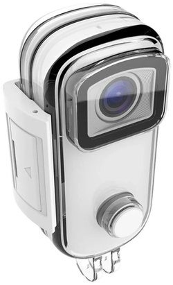Мини экшн-камера SJCAM C100+ / Action camera SJCAM C100+ / Экшн камера для съемки под водой / Экшн камера с водонепроницаемым боксом, белый