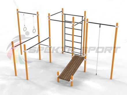 Комплекс для занятий Воркаут SP GTO-47_76mm 108 мм