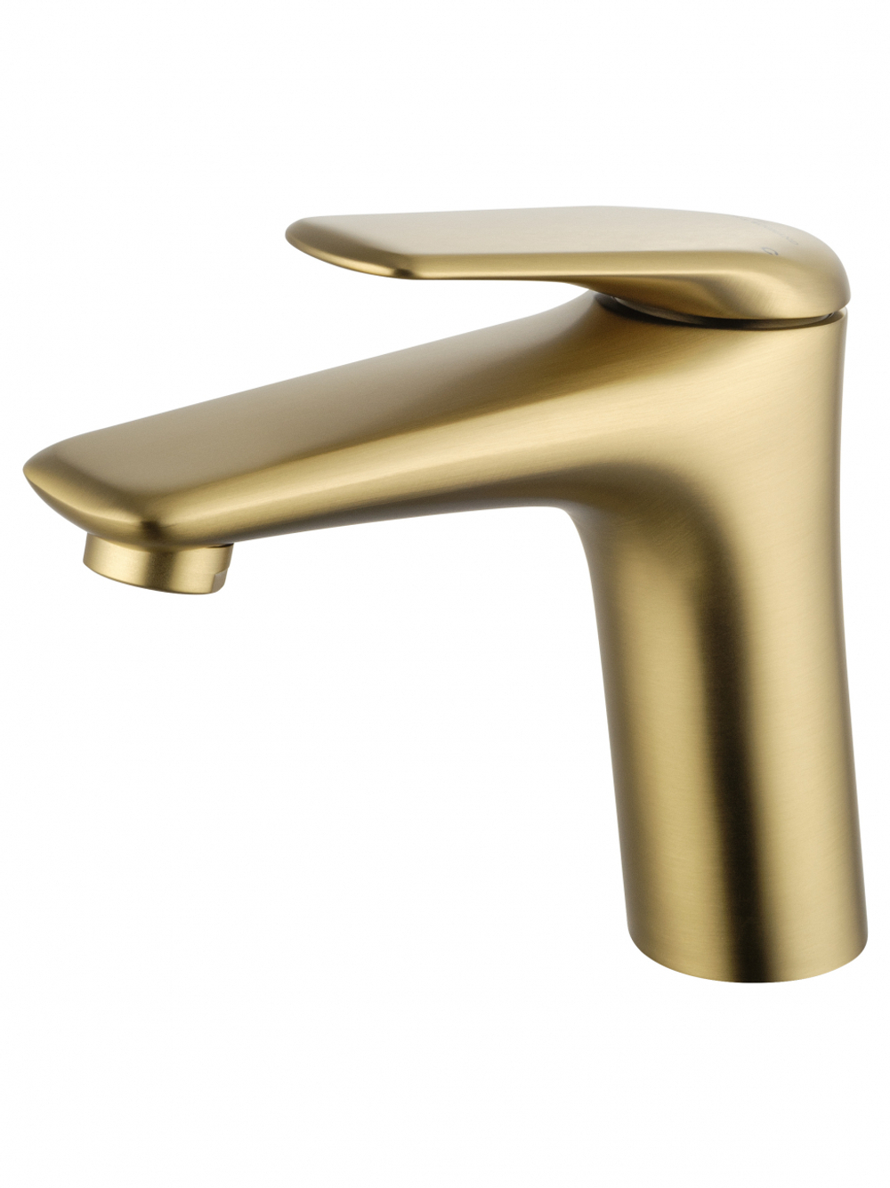 Смеситель для раковины WONZON & WOGHAND Elbe, Брашированное золото (WW-A41222-BG)